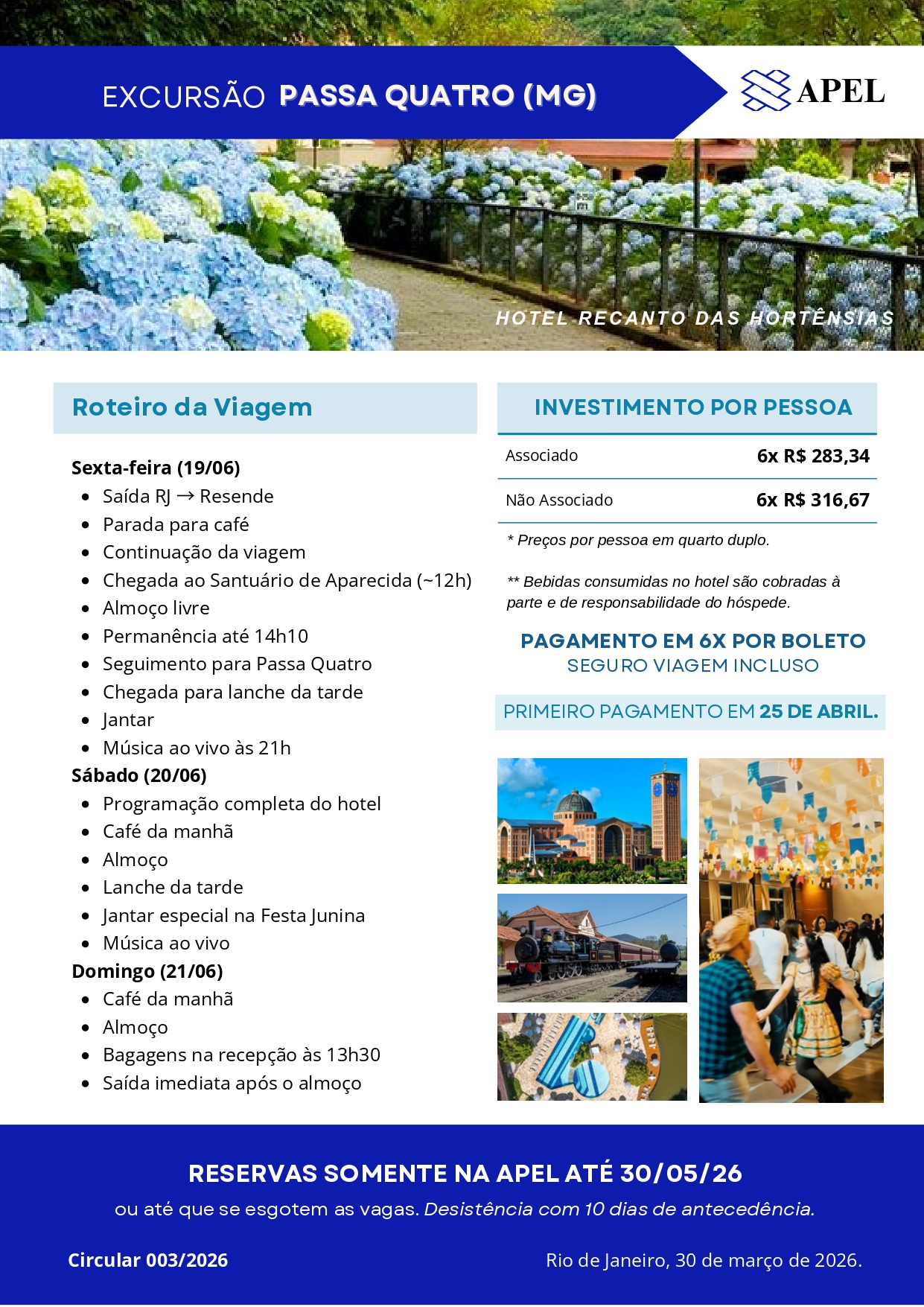 Panfleto de excurso Passa Quatro MG page 0002